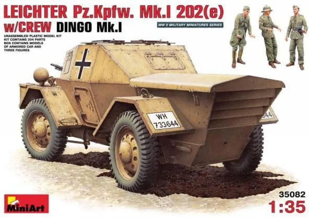 Construisez le char PzKpfWg léger Mk. I 202 (e) avec figurines 1/35