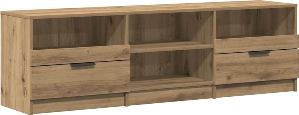 vidaXL TV-Schrank Artisan-Eiche 150x33,5x45 cm Holzwerkstoff