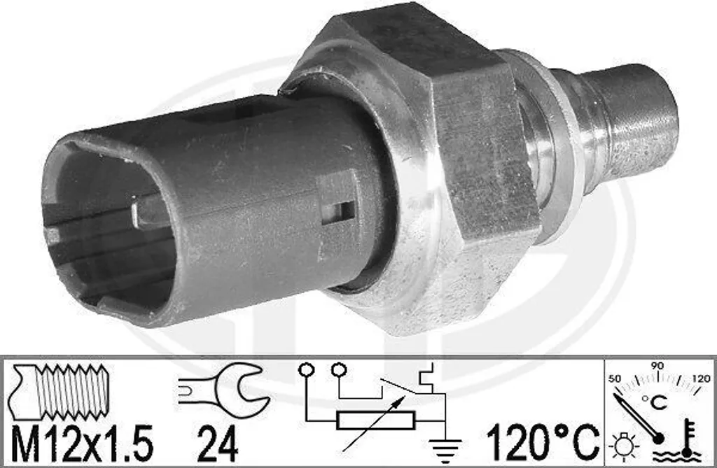 Sonde de température ERA 331022 pour Qashqai et Laguna - OE 7700828565