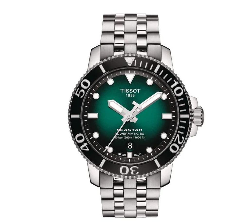 Tissot Seastar 1000 Powermatic 80 Automatik Grün 43 mm Produktbild 