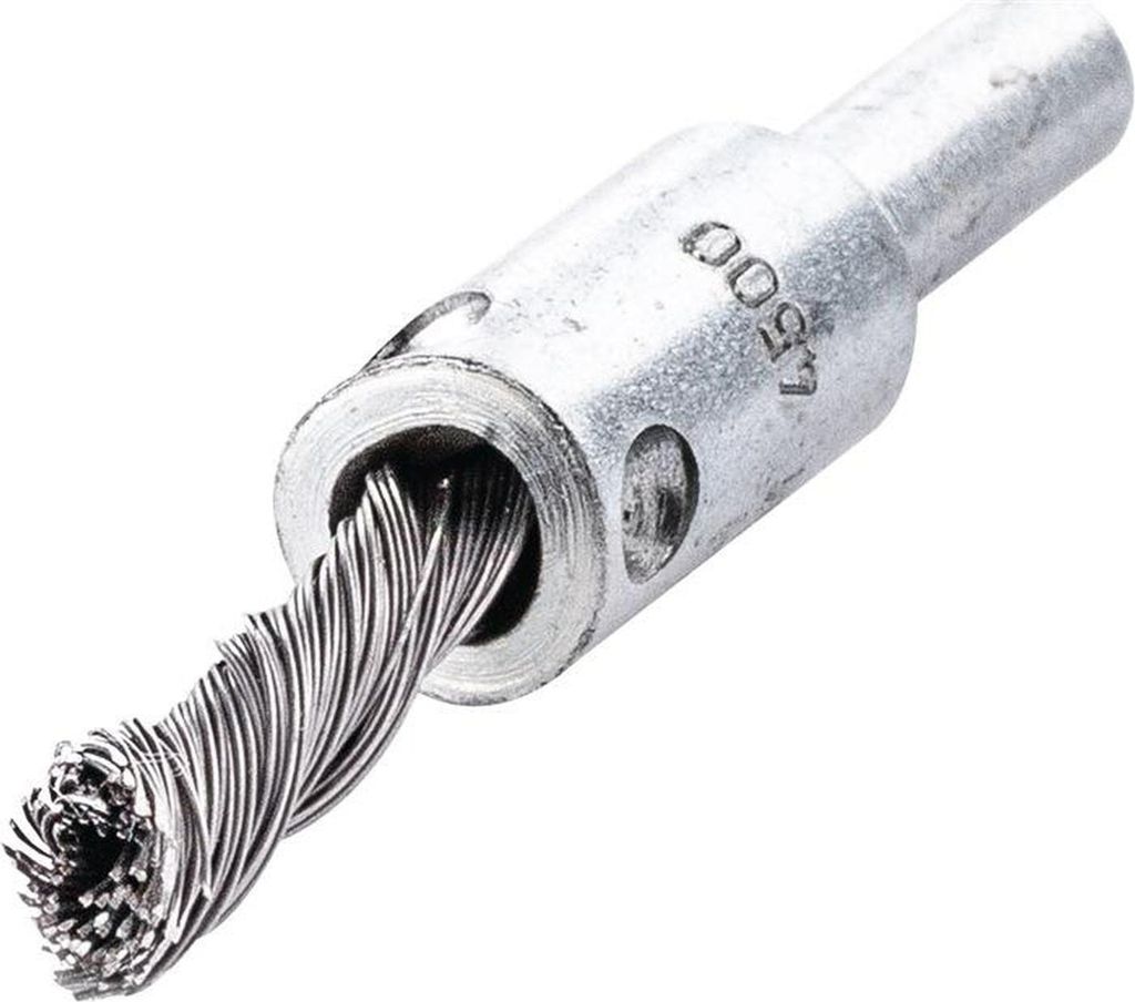 Lessmann Pinselbürste Ø 6 mm Schaft 6 mm Drahtstärke 0,25 mm - 451258