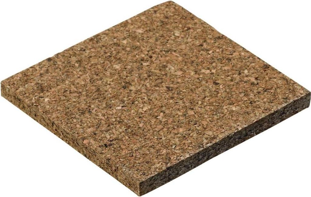 Hettich Korkgleiter braun  40 x 40 x 3.0 mm - 8 Stück Produktbild 