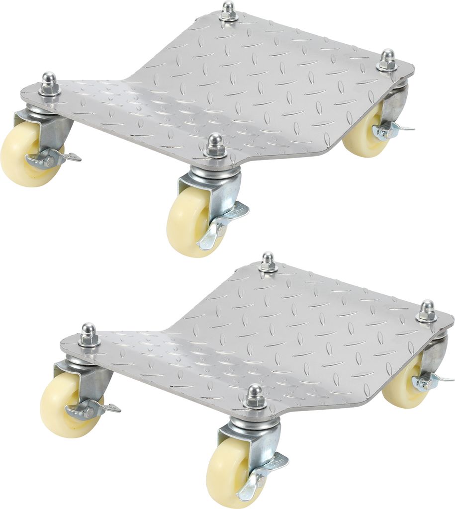 Aopunly 2pcs Rangierhilfe, Traglast 500 kg pro hilfe, Rangierheber 41x30x 13cm (LxBxH), Rad Rangierroller für PKWs, Autos, LKWs, Traktoren
