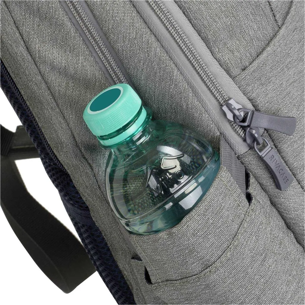 Rivacase 7760 Grey Sac à dos ordinateur 15.6 pouces étanche gris