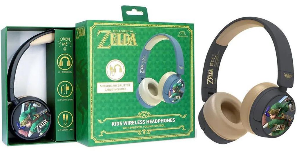 Otl Technologies Legend Of Zelda Kabellose Kopfhörer Grün Grün One Size