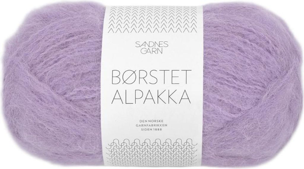 Sandnes Borstet Alpakka 50g Hellviolett 5043