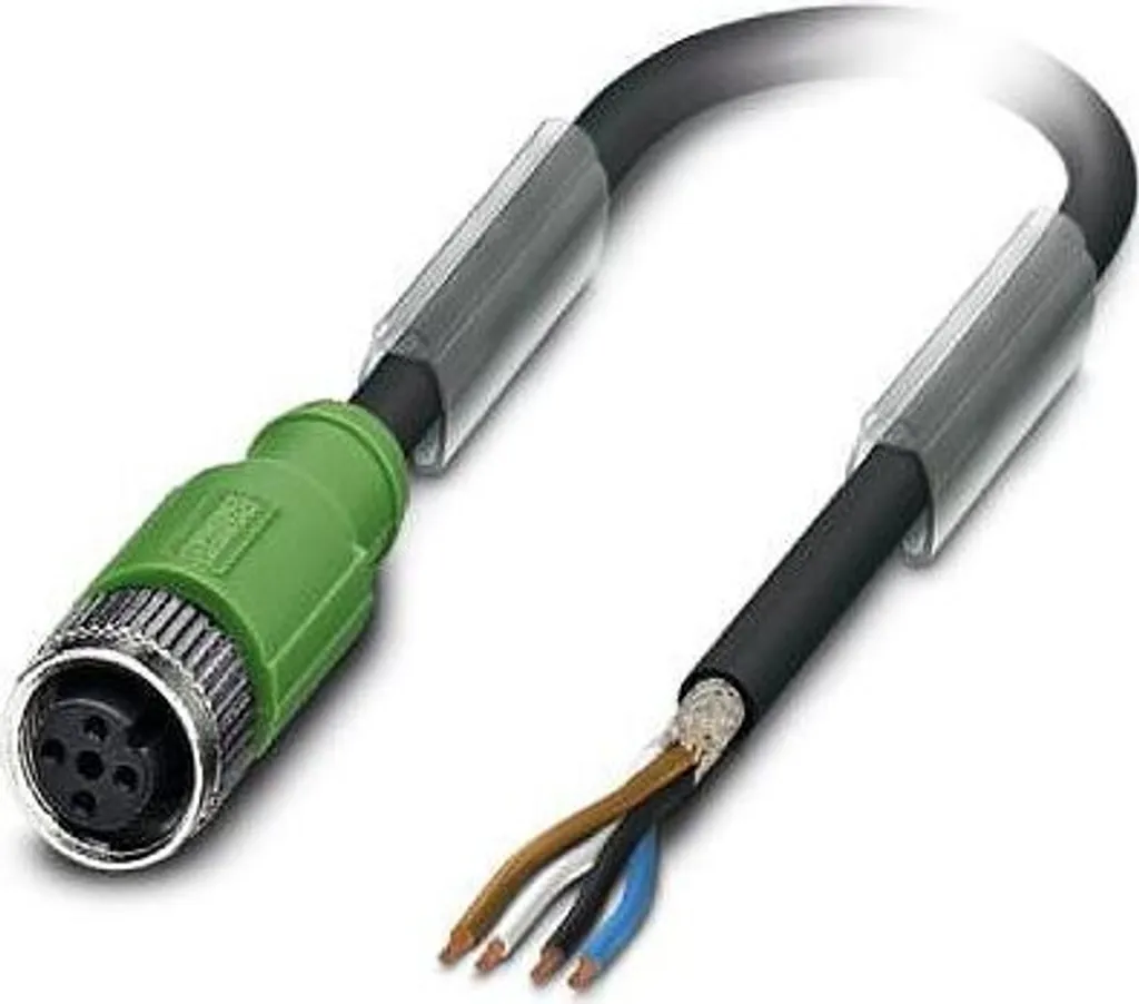 Cavo Phoenix Contact 1682867 M12 4 Poli 5 Metri PUR Schermato