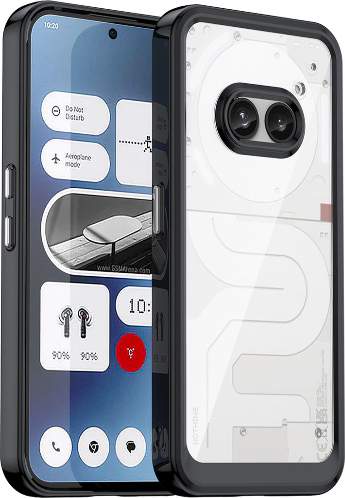 Schutzhülle für Nothing Phone 2A / 2A Plus Klar Rückseite Produktbild 