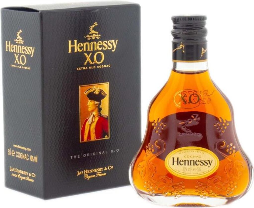 Hennessy XO + Box MINI 50ml 40% Vol. Produktbild 