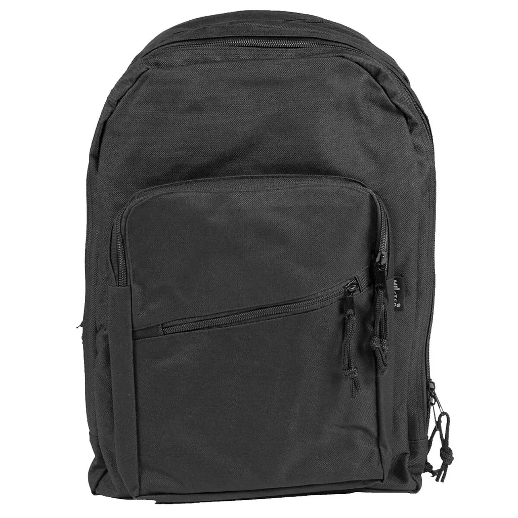 Zaino Daypack 25L Nero: Il Tuo Compagno Quotidiano Robusto e Impermeabile
