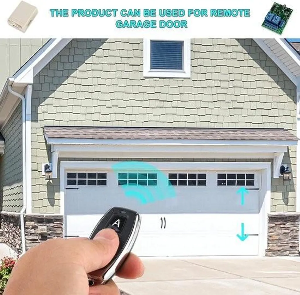 Kit Wireless Garage e Luci 2 Canali 220V - Controllo RF ad alta potenza - 4