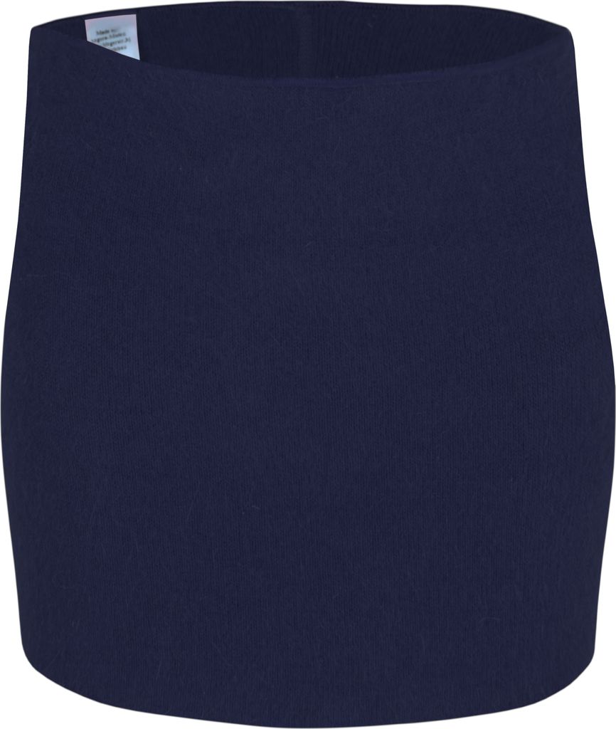 wobera Angora Nierenwärmer oder Leibwärmer für Damen und Herren, höhere, kräftige Ausführung (Gr. XL, Farbe: Marine)