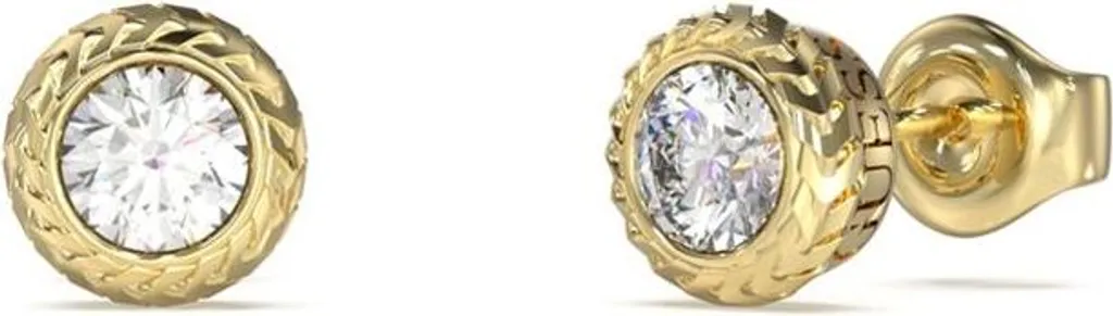 Orecchini Guess JUME05022JWYGT-U Oro: Eleganza 8mm con Cristallo