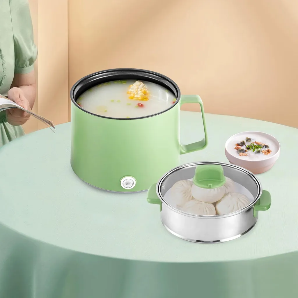 Marmite électrique idéale pour étudiant et bureau 1,7L multifonction