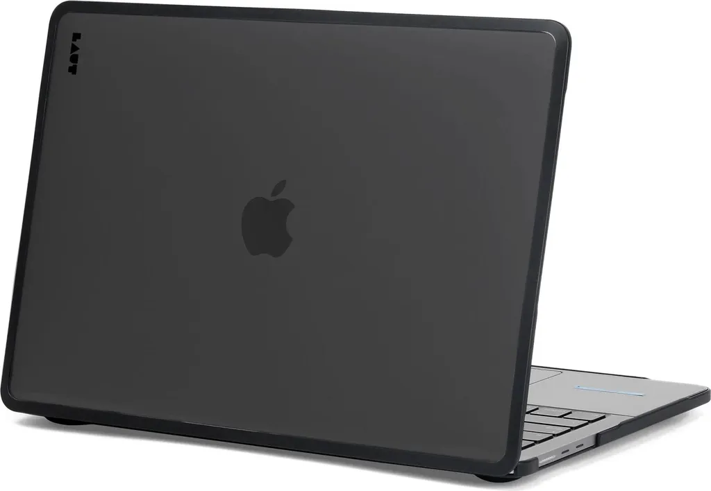 Protection MacBook Air 15 2023 Coque Rigide Laut Huex Protect Noire Mate