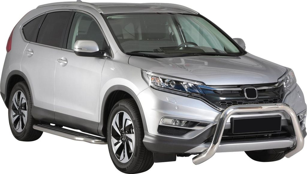 Frontbügel Frontschutzbügel für Honda CR-V 2016-2018 ø76mm Stahl Silber Schutz