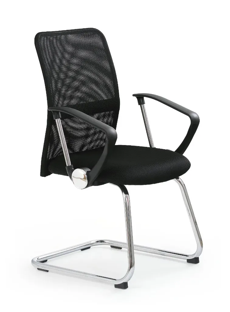 Chaise de réunion Vire - fauteuil à patins pour salle de conférence