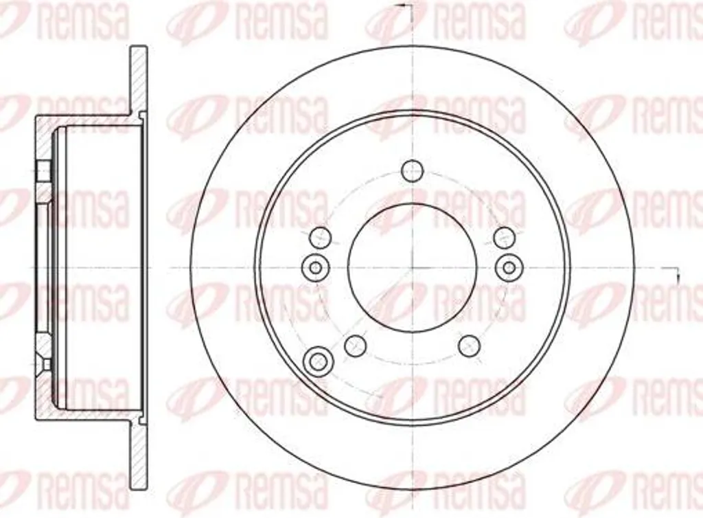 Disque de frein anti-vibration OE 5841139500 pour Tucson et Sportage