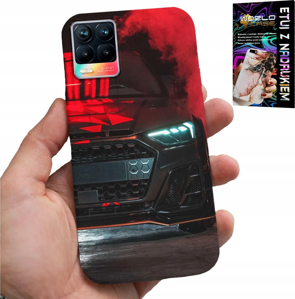 Realme 8 / 8 Pro Cover Vetro Auto Sportive - Protezione Shockproof