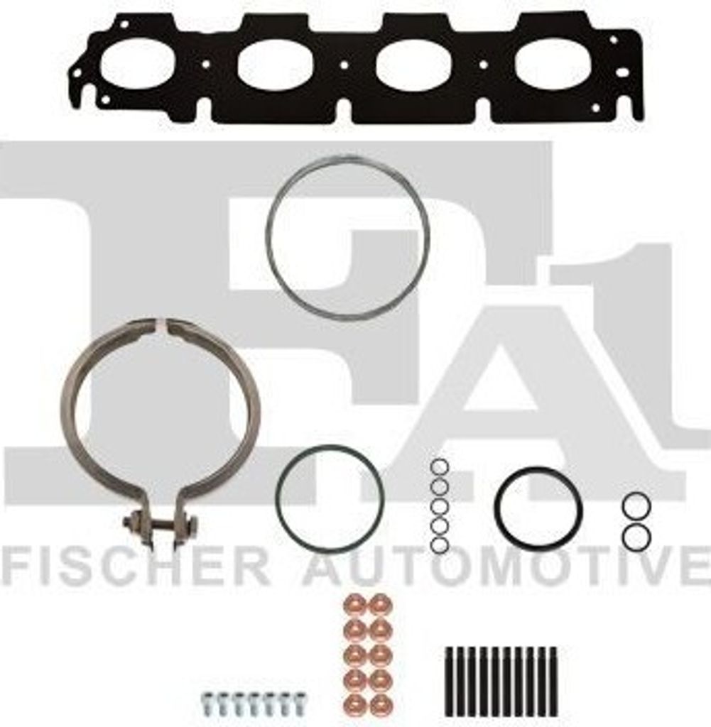 FA1 KT100810 Montagesatz Turbolader für BMW 1 Schrägheck (F40) X1 (F48) 2 Gran Coupe (F44) X2 (F39) für MINI Schrägheck (F56)