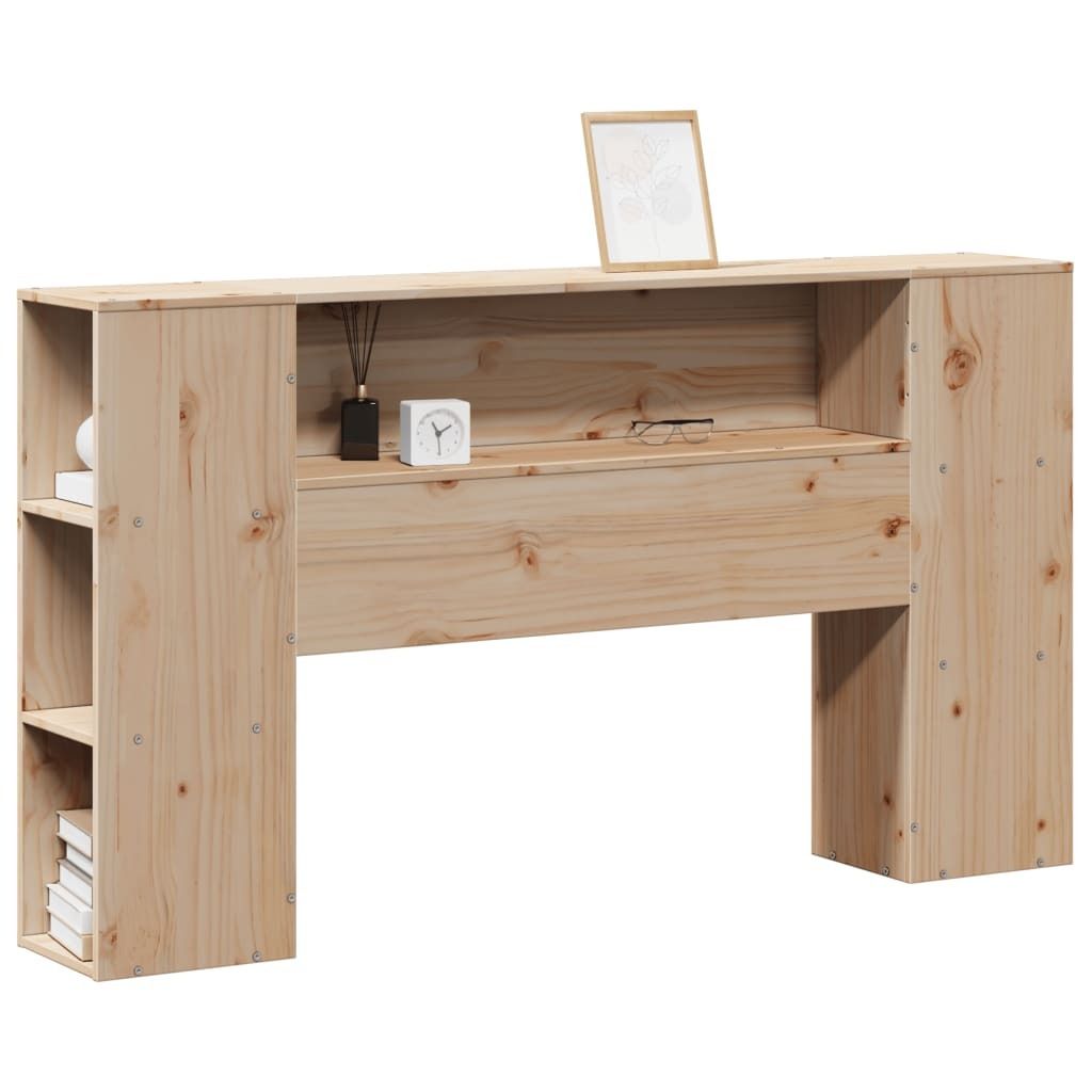 vidaXL Čelo postele s úložným priestorom 135 cm z masívneho Obrázok produktu 