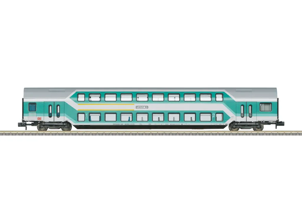 Voiture voyageurs à deux niveaux Minitrix 18419 DB pour train miniature
