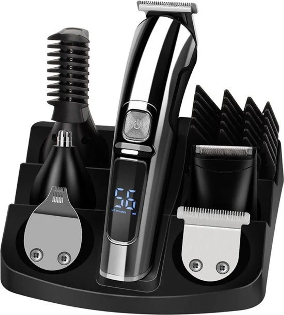 Tondeuse à cheveux et barbe pour homme kit complet soin corps sous douche
