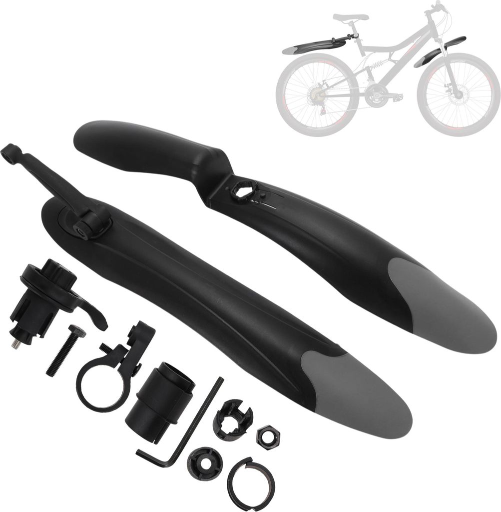 Fahrrad Schutzbleche Set Fahrrad Radfahren Reifen Vorne und Hinten Mud Guards Radfahren Bike Kotflügel Mudguard für Rennrad Mountainbike City Bik...