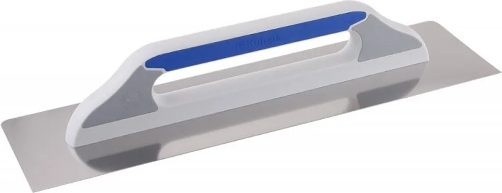 Platoir de lissage inox 130x480mm à bords arrondis pour façadier