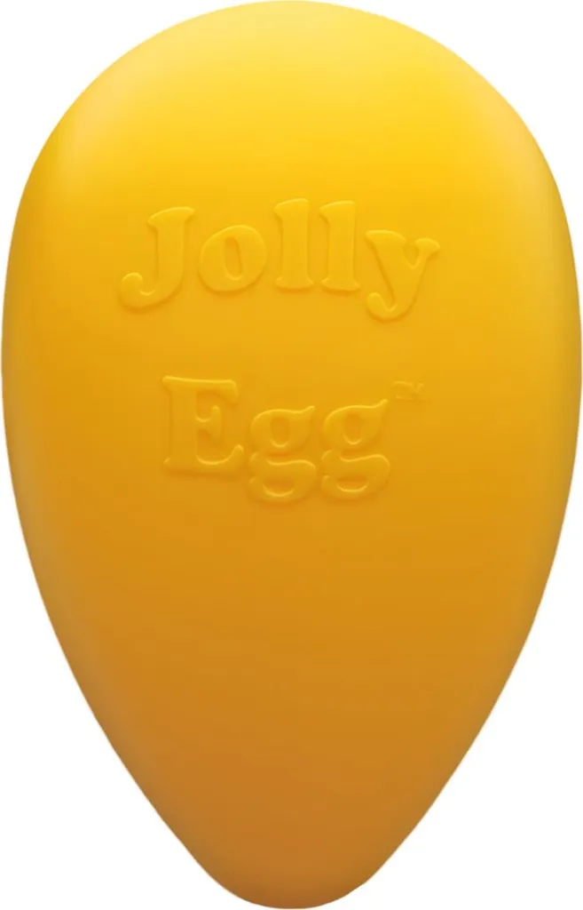 Jolly Egg Yellow : Le Jouet Chien Anti-Destruction et Anti-Ennui