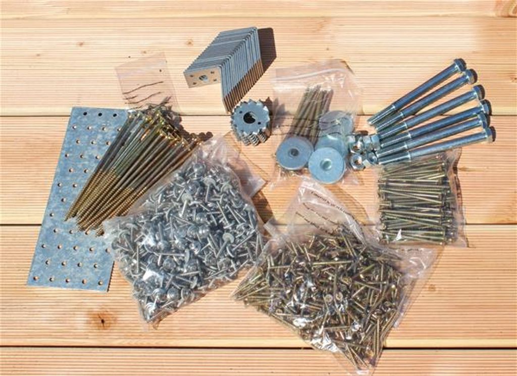 Beschlagbeutel für Karibu Doppelcarport Eco 2