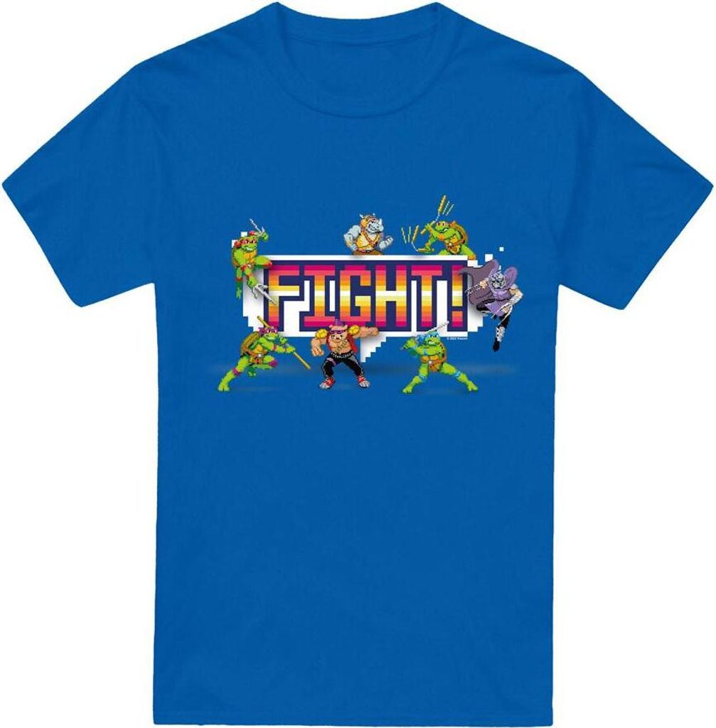 Teenage Mutant Ninja Turtles - "Arcade Fight" T-Shirt für Herren TV6576 (S) (Königsblau)