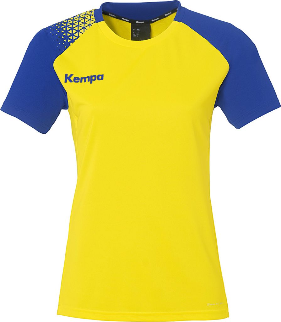 KEMPA Ambition 28 Shirt , Größe:XL, Farben:limonengelb/royal