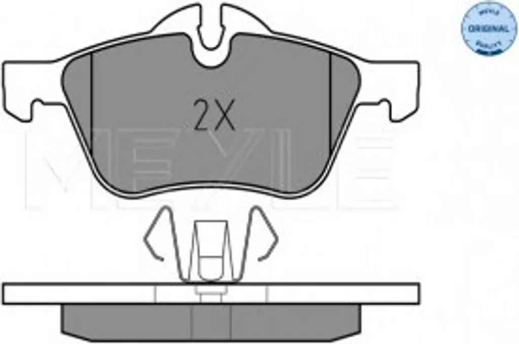 Plaquettes de frein avant MEYLE sans bruit pour Mini Cooper S R53/R50/R52