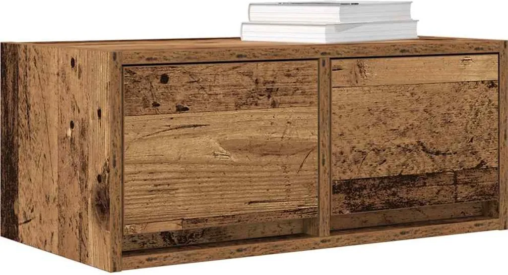 vidaXL Mobili TV Set 2 pz Legno Recuperato 60 cm Design Industrial - 4