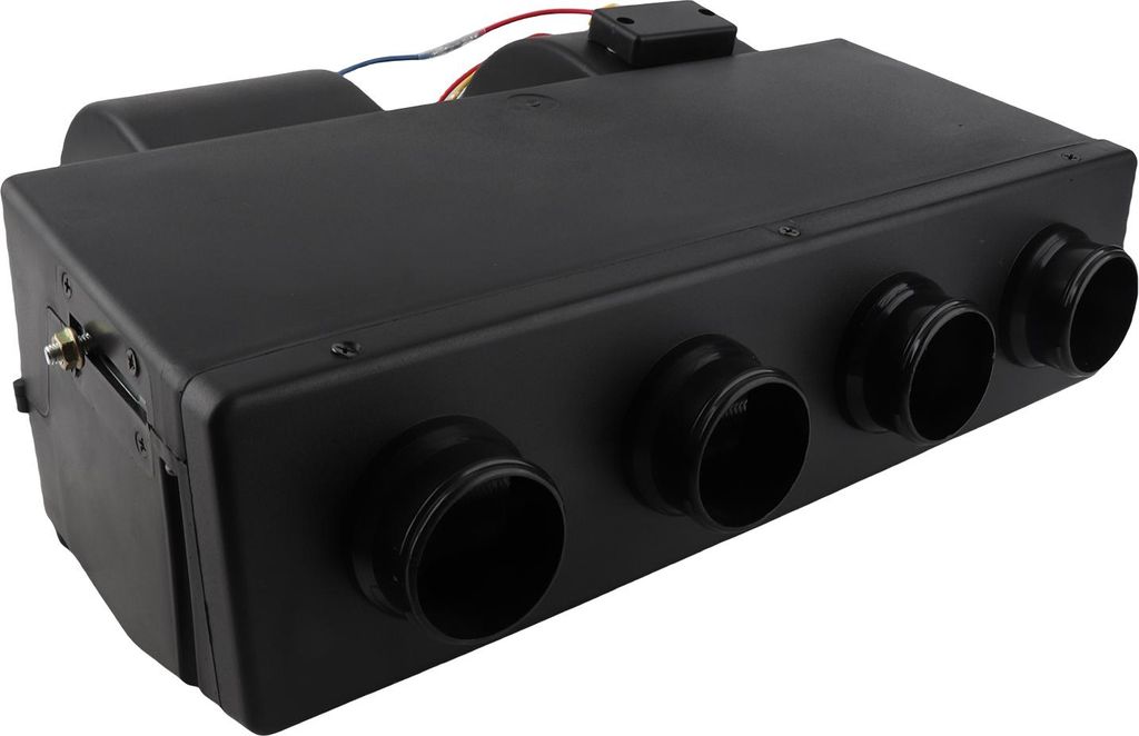 4-Port-Auto-AC-Verdampfer-Baugruppe, Wasserheizung, Klimaanlage für Wohnmobile, landwirtschaftliche Fahrzeuge, 12 V