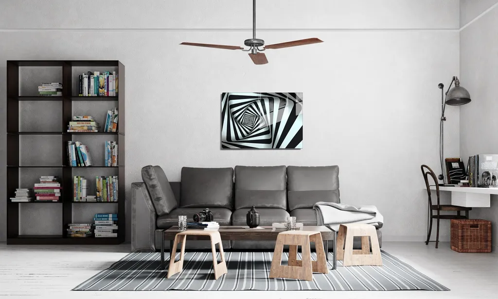 Wallity, UV-606 - 50 x 70, Quadro decorativo in vetro temperato, Multicolore, 100 % vetro temperato, 50 x 70 cm