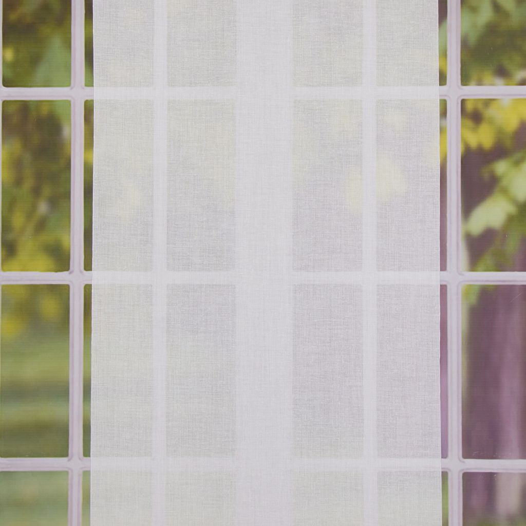 Schiebevorhang Batistoptik creme 245x60cm Produktbild 