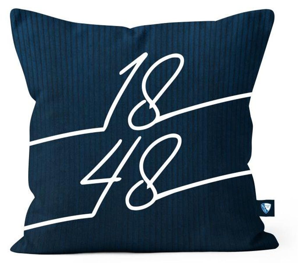 VfL Bochum 1848 Kissen marine 45x45x3 cm Offiziell lizenziertes Merchandise