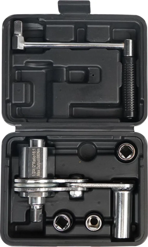 Coffret de clé dynamométrique pour changement de pneus avec douilles - 2
