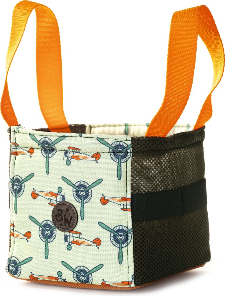 BAMBINIWELT Musikbox-Tasche Transporttasche Tasche für Hörwürfel z.B. Toniebox und Tigerbox Touch Halterung für Tonies KLEIN Modell 26