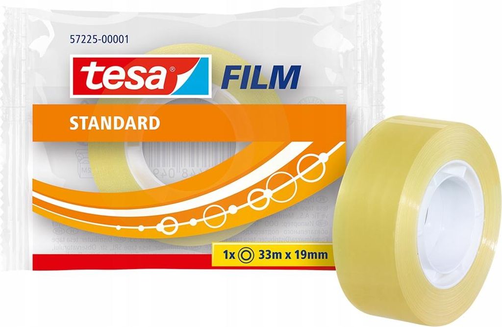 TESA Film Standart 19mm x 33m Transparent