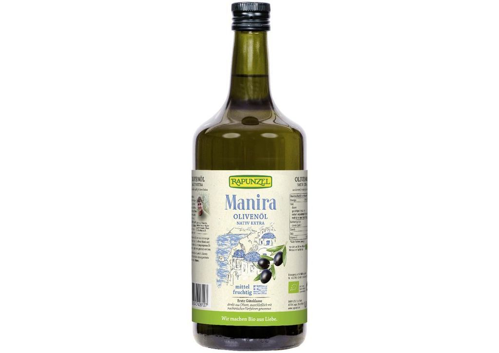 Rapunzel Bio Olivenöl Manira nativ extra aus Griechenland Image du produit 