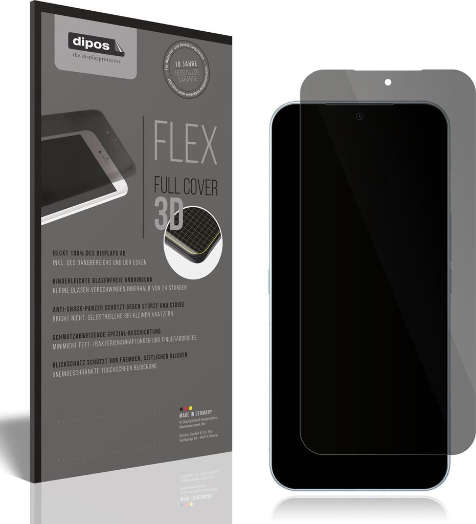 Full Cover Privacy Blickschutzfolie für Meizu Note 22 5G Folie Anti-Shock