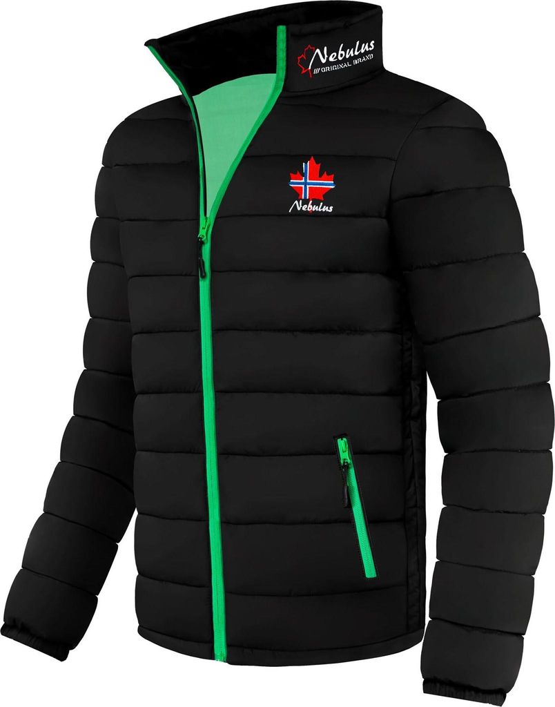 Nebulus Winterjacke SÖLDEN Herren, warme Outdoorjacke, praktische & vielseitige Übergangs- & Winterjacke, P2204 - Herren, schwarz, XXL
