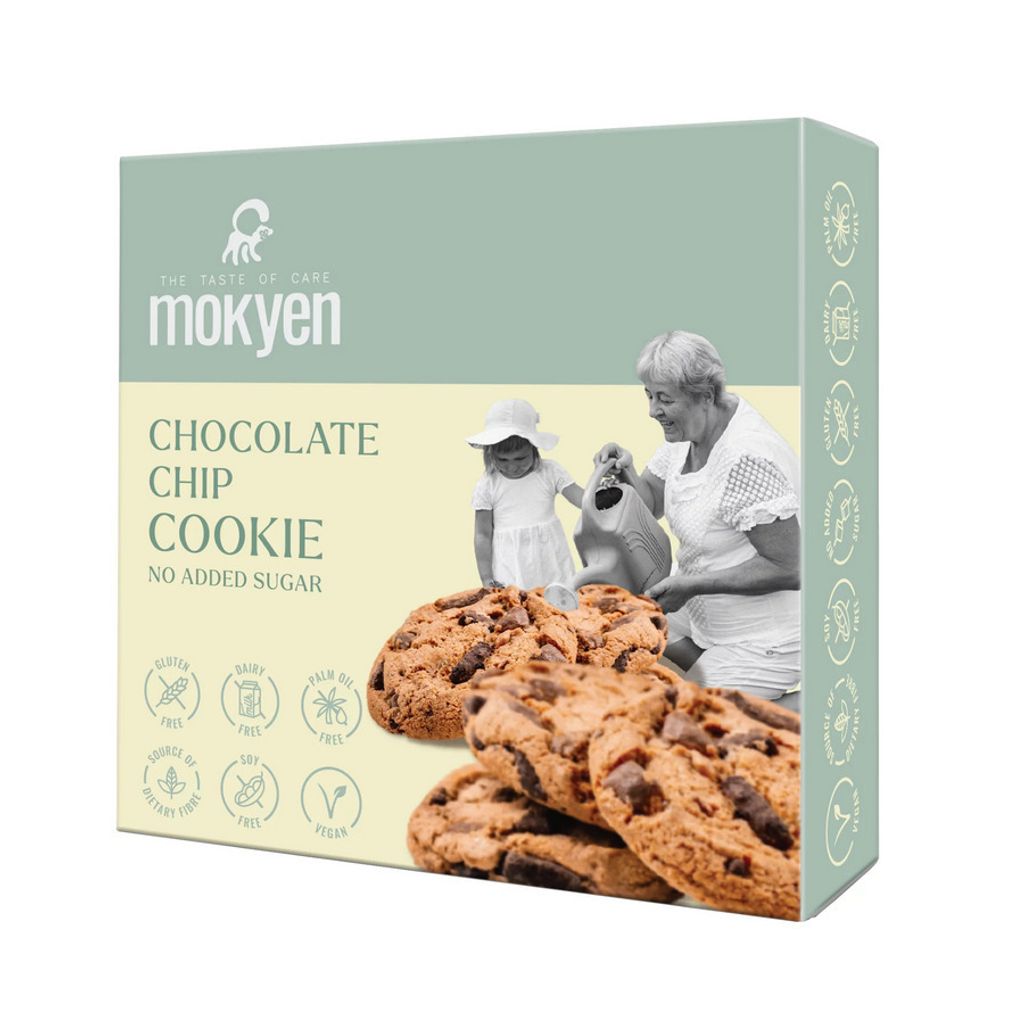 50g Schoko Cookies mit Xylit Schokokekse Glutenfrei Vegan Produktbild 