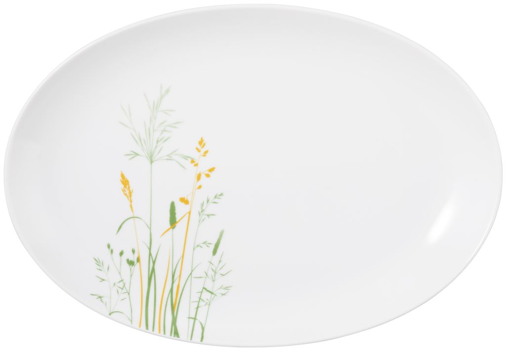 Seltmann Weiden Liberty Meadow Grasses green Servierplatte oval 35x24cm