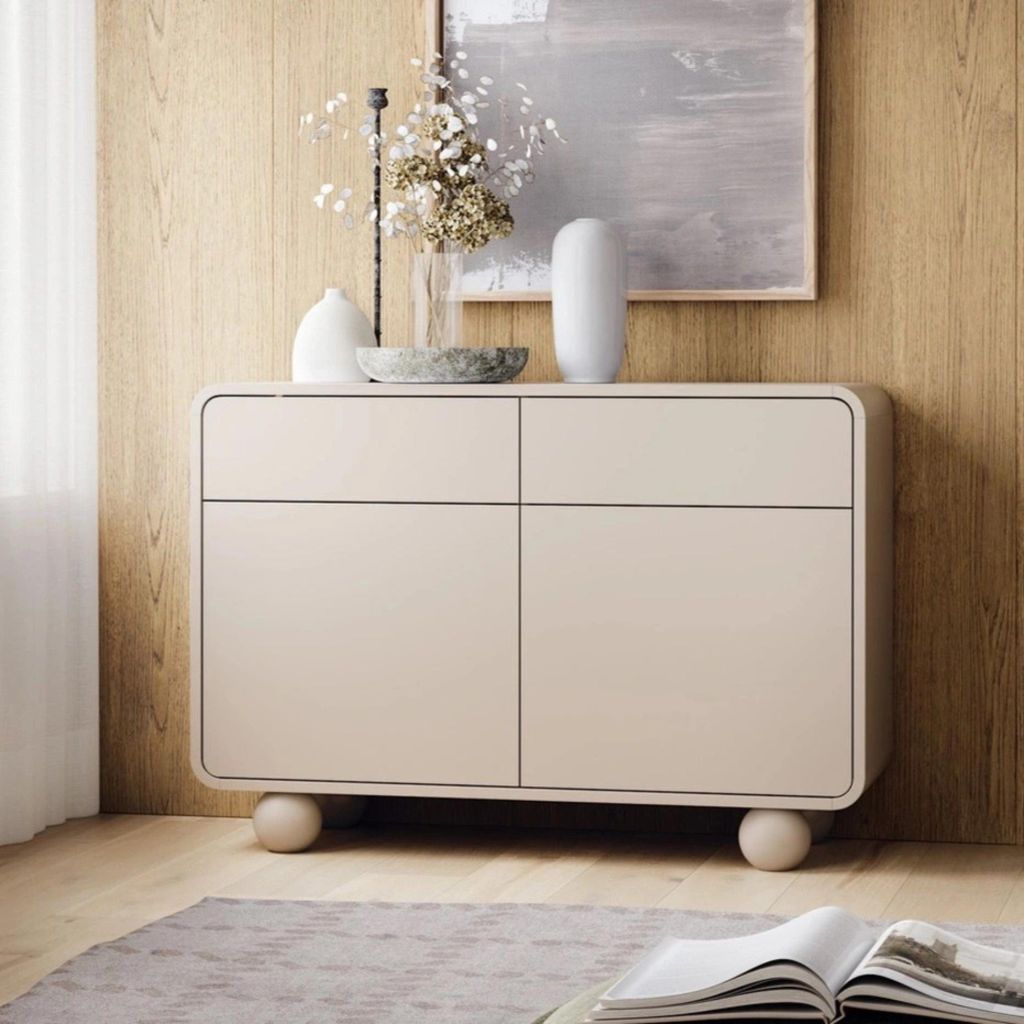 Orion Kommode 108 cm in Kaschmir mit Schubladen, Produktbild 