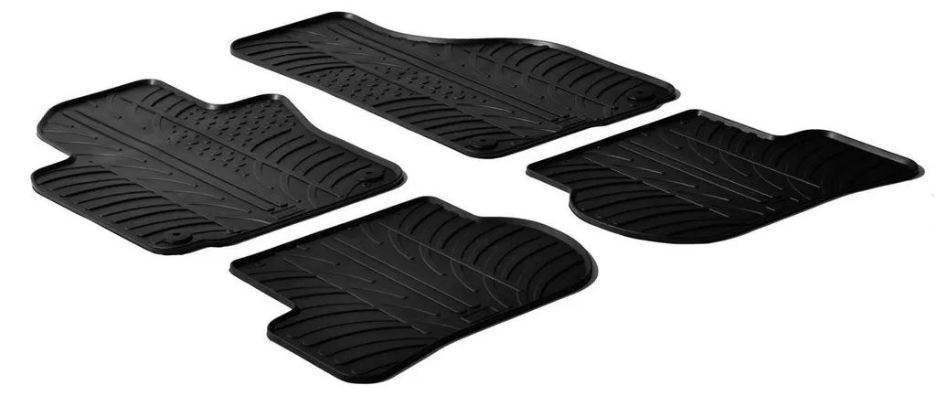 Tapis de sol en caoutchouc Skoda Octavia Kombi de 2005 à 2013