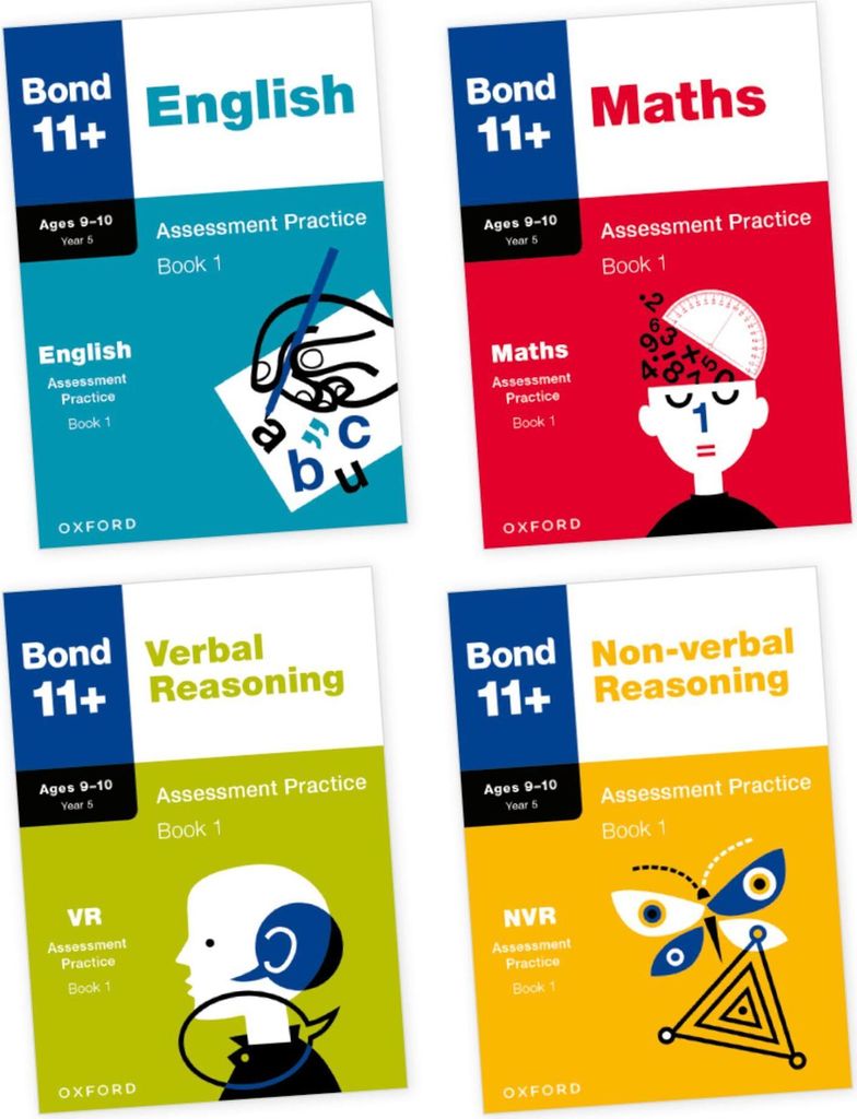 Bond 11+: Bond 11+ English, Maths, Non-verbal Reasoning, Verbal Reasoning Assessment Practice: 9-10 Years Bundle